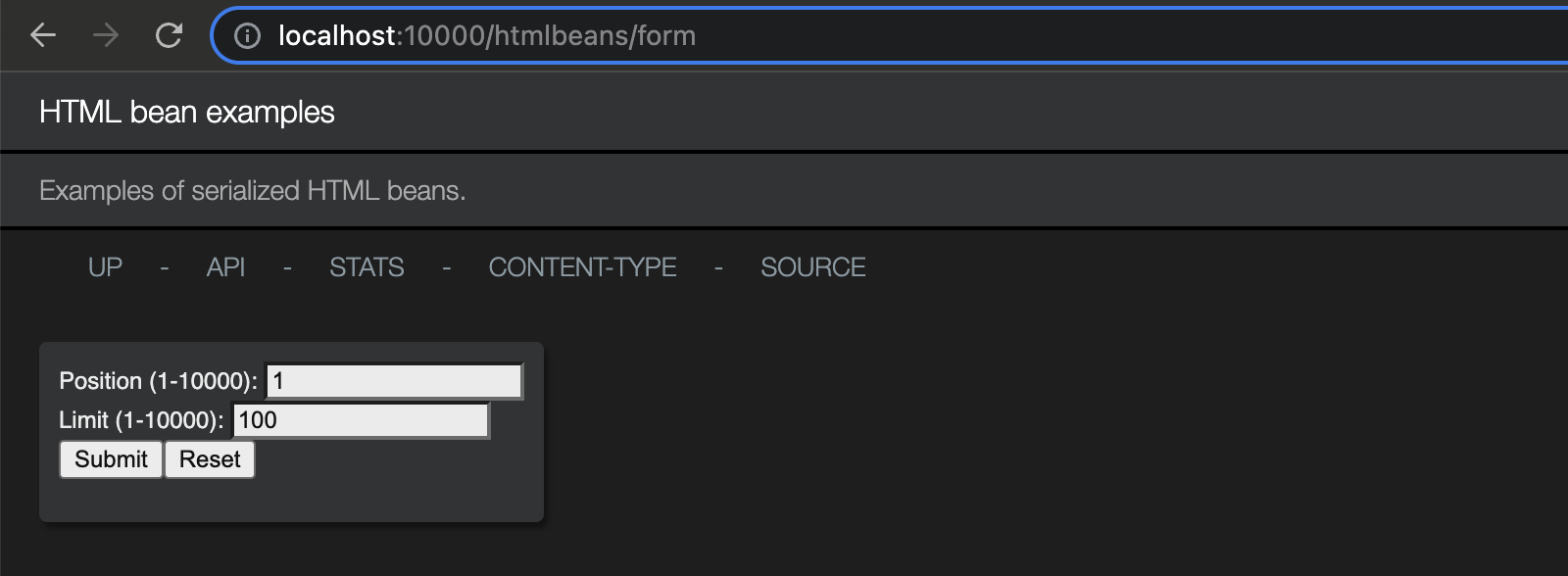 HTML Form