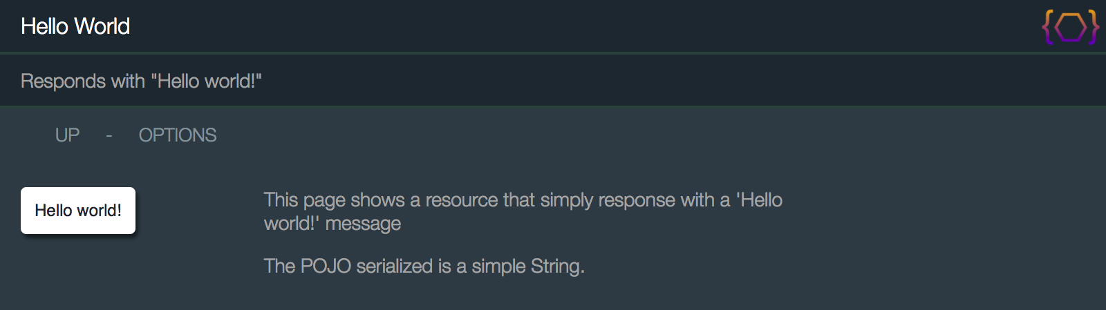 Hello World Example