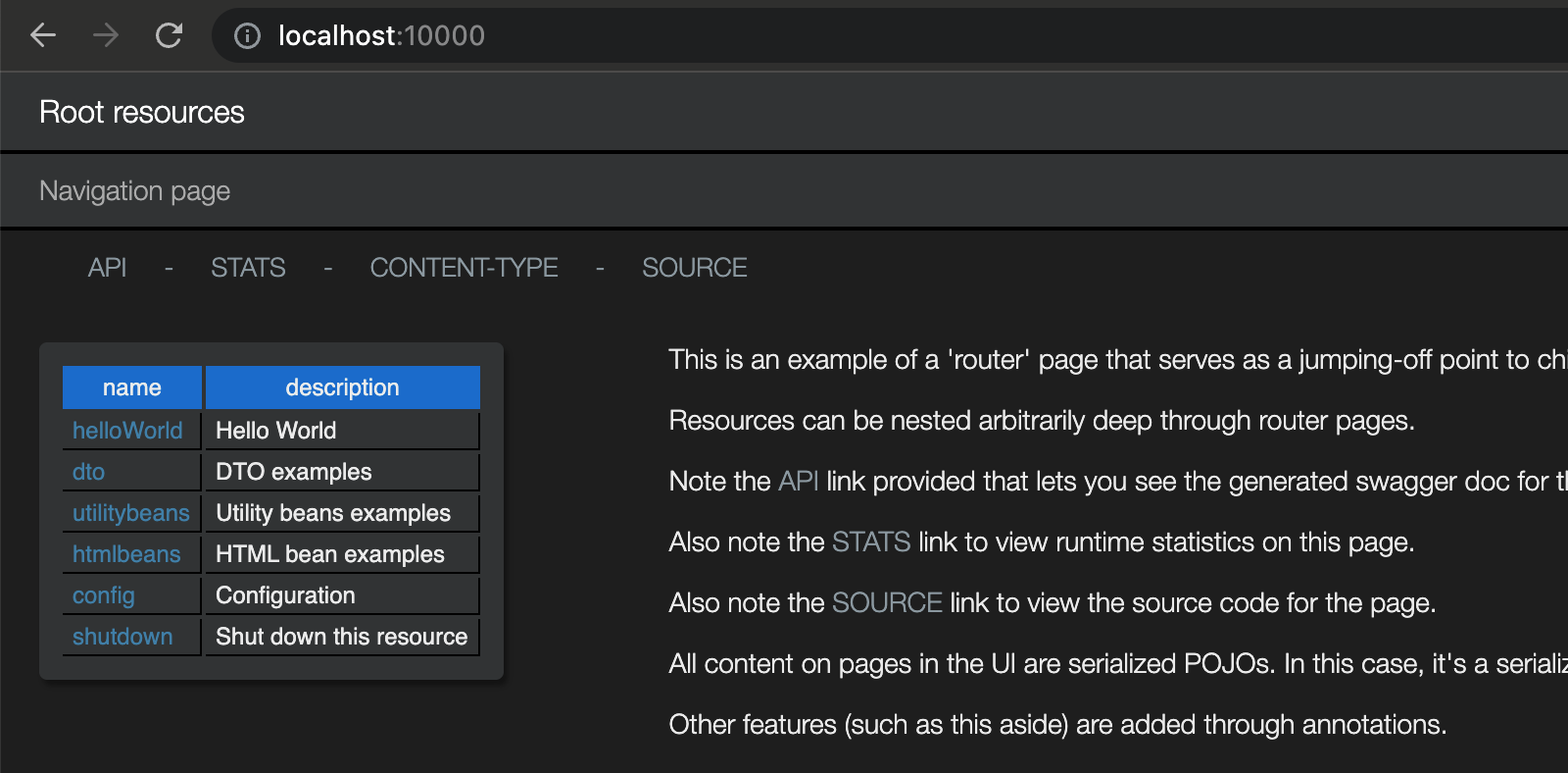 Root Resources HTML